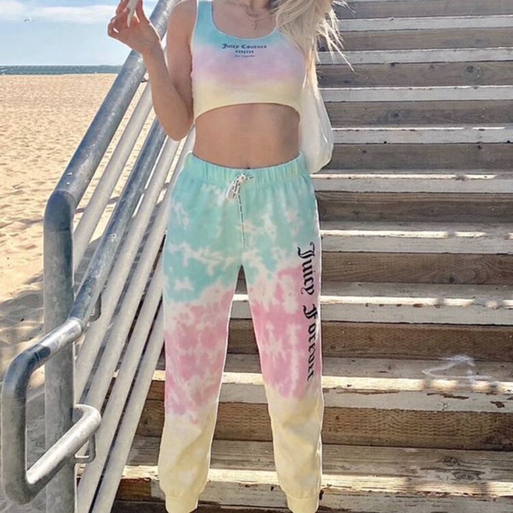 NWT Juicy Couture Tie-Dye Joggers